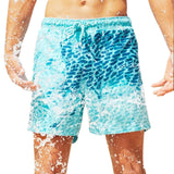 Summer men's swimming shorts Temperature-Sensitive Color-Changing Beach Pants Swim Trunks Shorts color changing swimwear