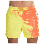 Summer men's swimming shorts Temperature-Sensitive Color-Changing Beach Pants Swim Trunks Shorts color changing swimwear